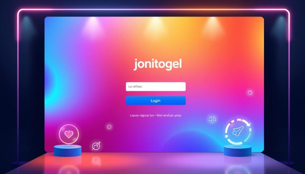 Ilustrasi Login Jonitogel